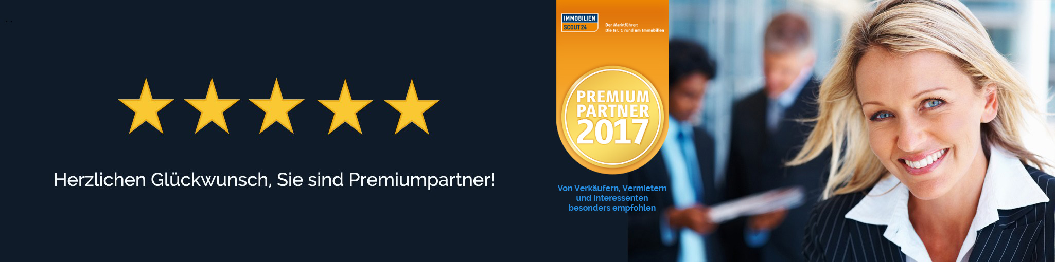 MEISSNER & VORWERK IMMOBILEN - ESSEN wiederholter Premiumpartner von Immobilien-Scout